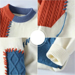 Harrington Oxford | Men’s Color Block Knit Sweater Harrington Oxford