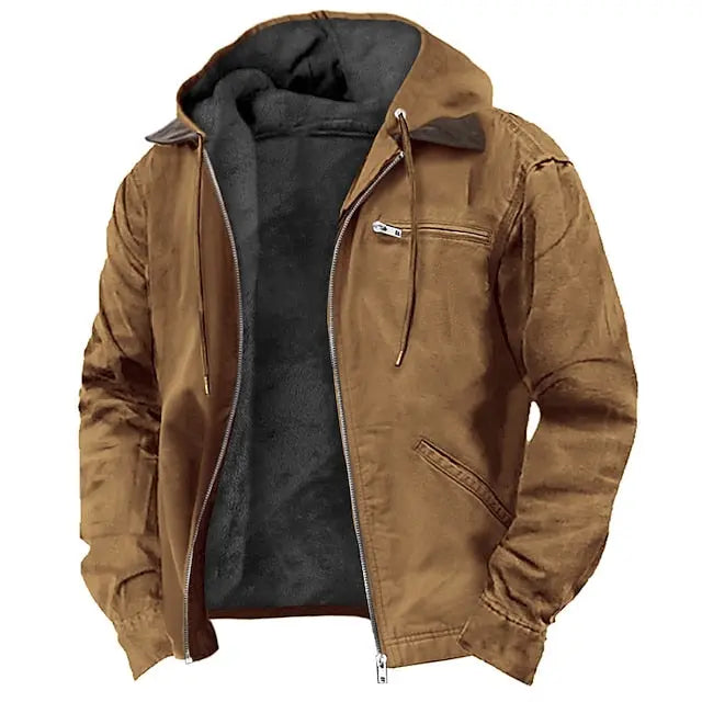 Harrington Oxford | Men’s Lined Hooded Winter Jacket Harrington Oxford